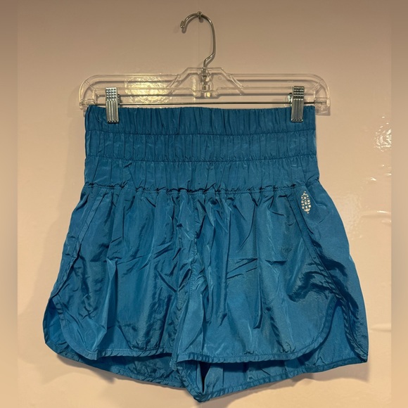 free people movement Pants - Blue Metallic Free People Shorts